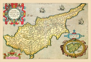 Map of the Island of Cyprus 1602
