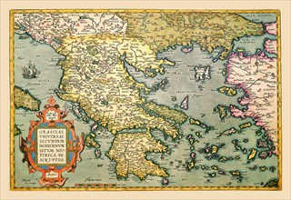 Map of Greece 1602