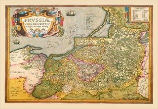 Map of Prussia 1602