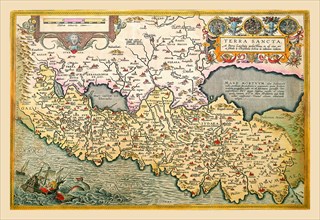 Map of Northern Italy 1602