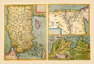 Maps of Turkey, Egypt, and Libya 1602