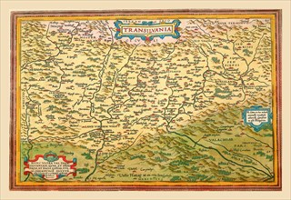 Map of Transylvania 1602