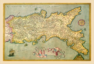 Map of Southern Italy 1602