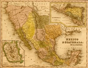 Mexico & Guatamala - 1844 1844