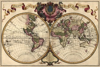 World Map Prepared for then French King 1700