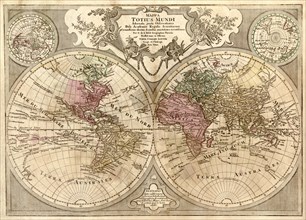 World Map Prepared for then French King 1701