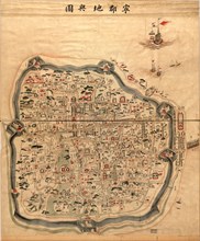 Pictorial Chinese Map 1800