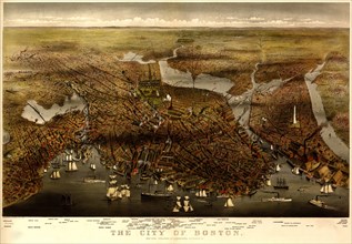 Boston Harbor & Environs 1873 1873