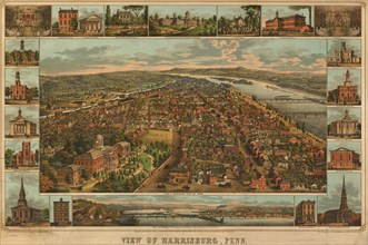 Harrisburg, Pennsylvania 1855 1855