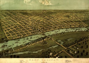 East Saginaw, Michigan, 1867  1867