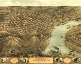 St. Josephs, Missouri 1868 1869