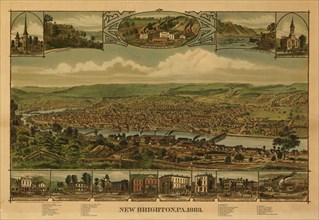 New Brighton, Pennsylvania 1883 1883