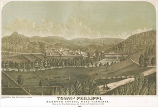 Town of Philippi, Barbour County, West Virginia. 1861 1861