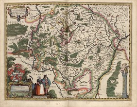 Map of Luxembourg 1622