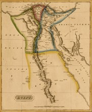 Egypt & the Nile Delta - 1817