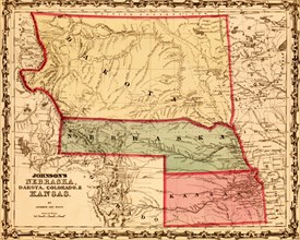 Nebraska, Colorado & Kansas 1862