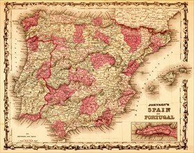 Spain & Portugal 1862
