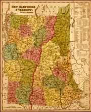 New Hampshire & Vermont - 1844 1844