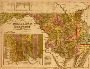 Maryland, Delaware & Baltimore - 1844 1844