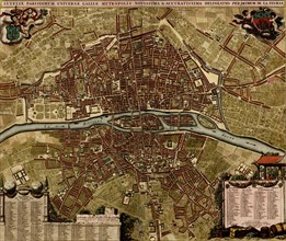 City Plan Paris - 1700 1700
