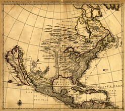 North America Divided into it 3 Principal Parts 1685