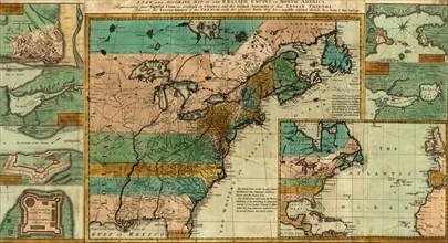 English Claims to North America - 1755 1755