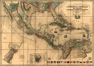 Central America & The Antilles - 1845 1845