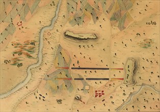 Mexican War Battle Map - 1848 1848