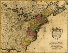 Eighteenth Century Map of the United States - 1784 1784