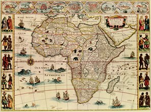 Africa - 1666 - with its peoples 1666