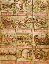 Ports & islands in East Africa & The Coast of India - 1630 1630
