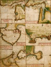 Portuguese Ports in Portugal & Spain - 1630 1630