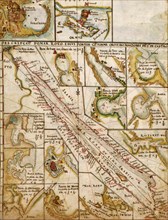 Portuguese Map of the Red Sea & The Middle east - 1630 1630