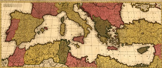 Mediterranean Sea - 1695 1695