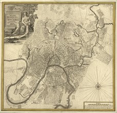 City Plan, Moscow, Russia - 1745