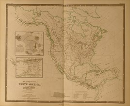 Mountain Chains in North America 1848