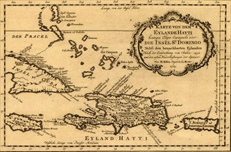 Haiti, Santo Domingo & Hispaniola - 1754 1754