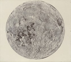 Moon surface with Craters 1965