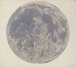 Moon surface with Craters 1965
