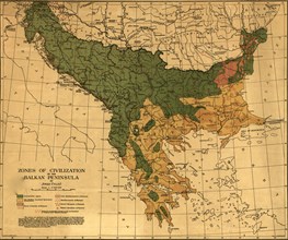 Balkan Zones of Civilization - 1918 1918
