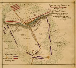 Battle for Roanoke island, NC 1862