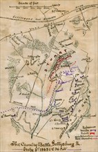 Cavalry battle, Gettysburg, Pa. : July 3rd 1863, 2:30 P.M 1863