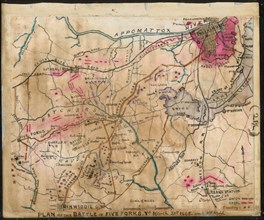 Battle of Five Forks, Va., March 31st 1865 and 1st April. 1865