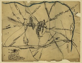 Route taken by Stonewall Jackson the night he was mortally wounded. 1863