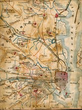 City Plan, Alexandria , Virginia 1863