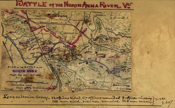 Battle of the North Anna fought May 23rd-26th, 1864. 1864