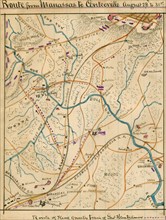 Route from Manassas to Centreville, August 28th to 31st.. 1862