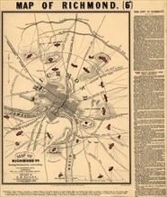 Richmond, Va - fortifications surrounding the Confederate capital - 1864 1864