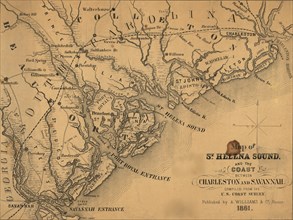 St. Helena Sound, and the coast between Charleston and Savannah - 1861 1861