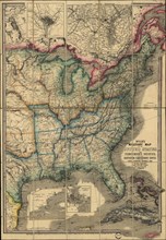 Military Map of the United states - 1861 1861